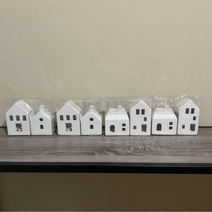 COPY - 8 Target bullseye playground ceramic prelit houses